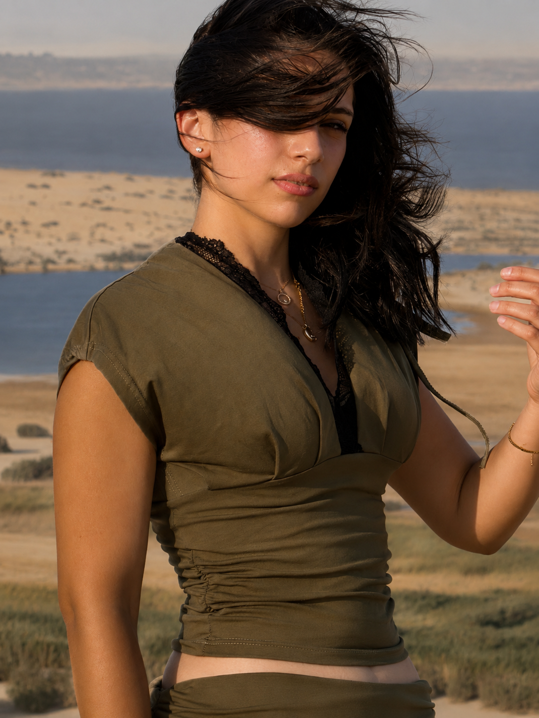 ÈLAN DRAPE TOP