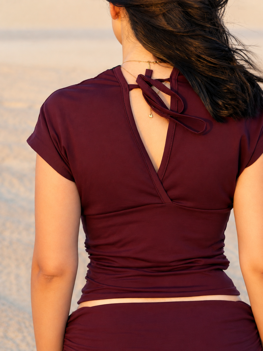 ÈLAN DRAPE TOP