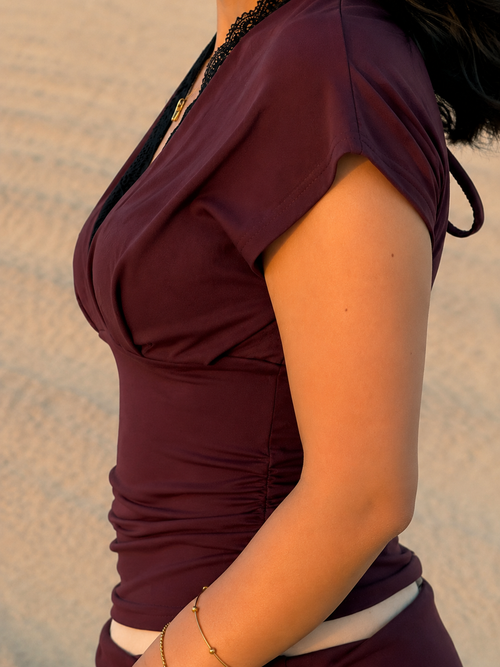 ÈLAN DRAPE TOP