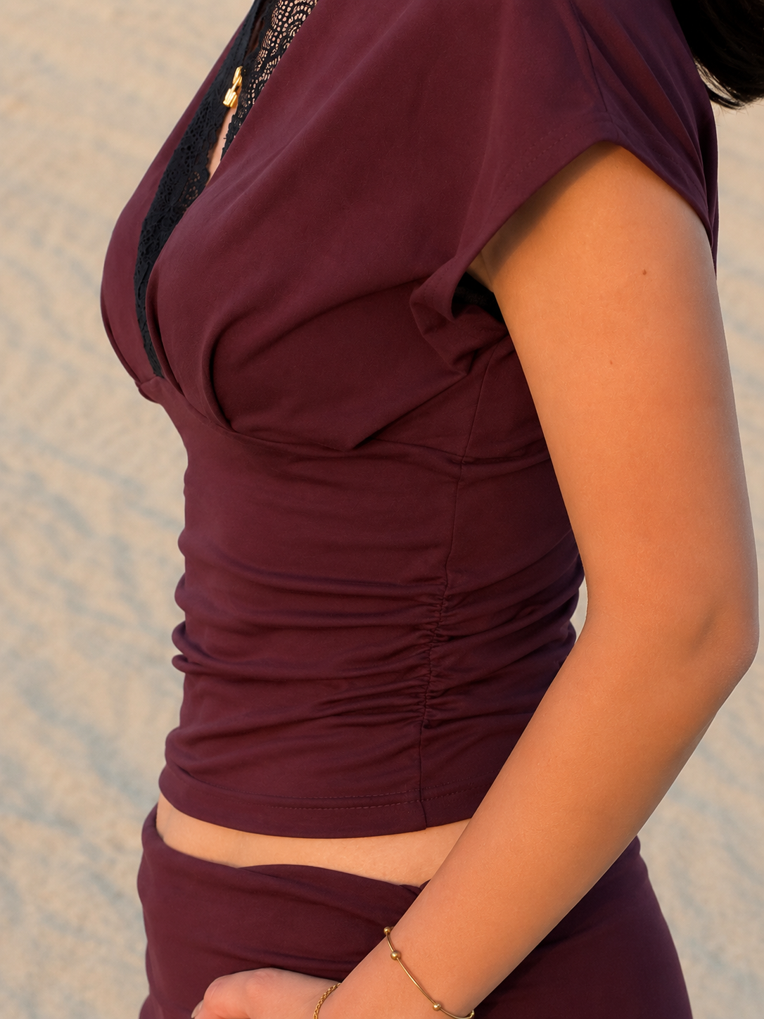 ÈLAN DRAPE TOP